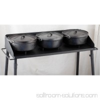 Camp Chef 3-Sided Heavy Duty Steel Dutch Oven Table 550382374